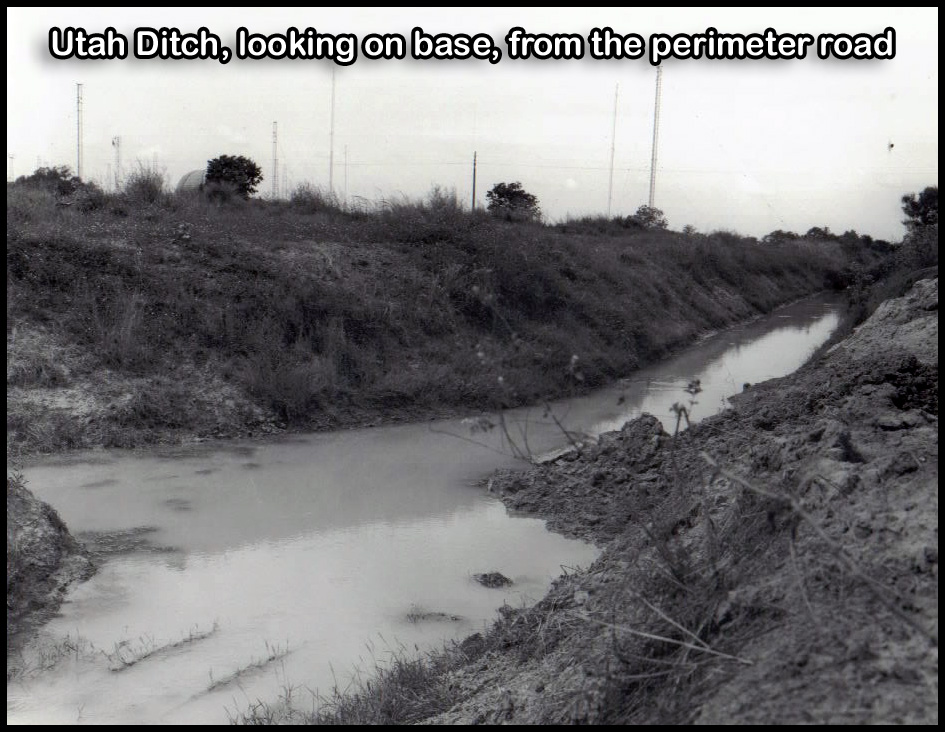 Utah Ditch, looking on base, from the perimeter road.